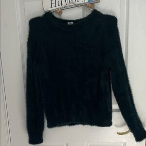 FLAWLESS Women's Dark Fuzzy Sweater